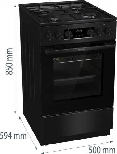 Gorenje Kuchnia gazowo-elektryczna GKS5C70BJ