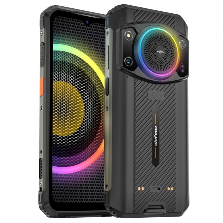 ULEFONE Smartfon Armor 21 4G 8/256GB IP69K głośnik 122dB RGB Czarny