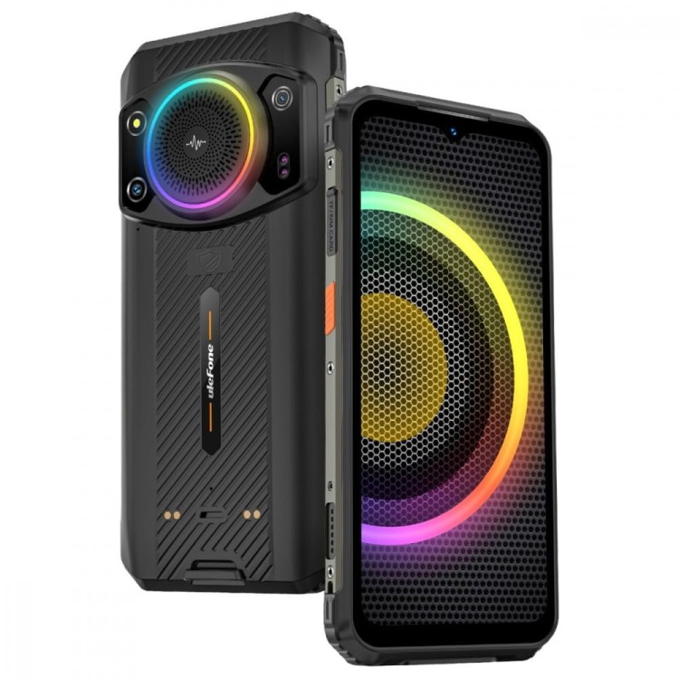 ULEFONE Smartfon Armor 21 4G 8/256GB IP69K głośnik 122dB RGB Czarny