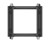Lanberg Open rack 19'' 15U 600x600-1100 regulowany czarny