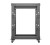 Lanberg Open rack 19'' 15U 600x600-1100 regulowany czarny