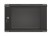 Lanberg Szafa instalacyjna rack wisząca 19" 6U 540x350 czarna drzwi  przeszklone ( flat pack)