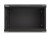 Lanberg Szafa instalacyjna rack wisząca 19" 6U 540x350 czarna drzwi  przeszklone ( flat pack)
