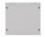 Lanberg Szafa instalacyjna rack wisząca 19" 9U 540x350 szara drzwi przeszklone ( flat pack)