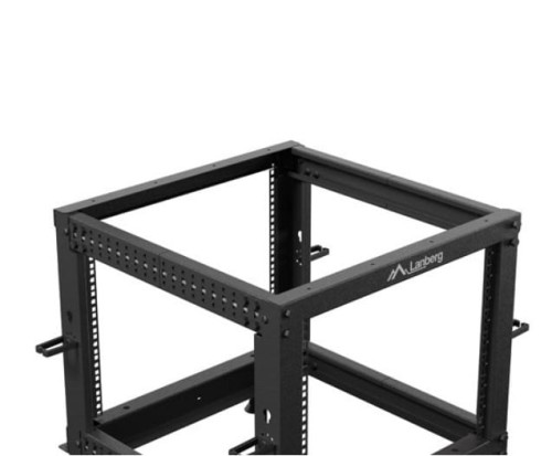 Lanberg Open rack 19'' 9U 600x600-1100 regulowany czarny