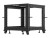 Lanberg Open rack 19'' 9U 600x600-1100 regulowany czarny
