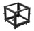 Lanberg Open rack 19'' 9U 600x600-1100 regulowany czarny