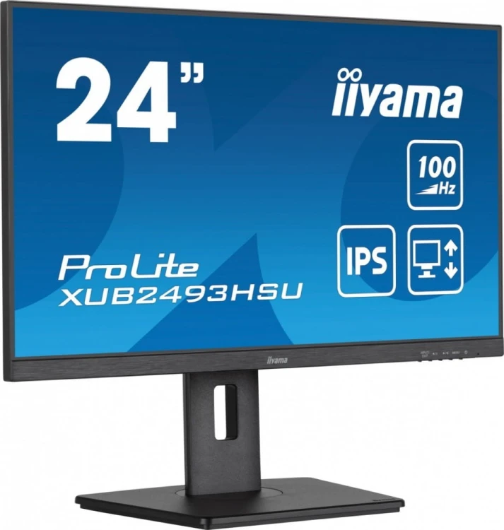 IIYAMA Monitor 24 cale XUB2493HSU-B7,IPS.HDMI.DP.2x2W.USBx2,300cd