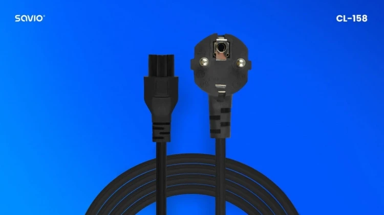 Savio Kabel zasilający koniczynka, 3m, CL-158