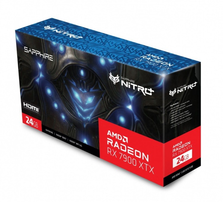 Sapphire Technology Karta graficzna Radeon RX 7900 XTX Nitro+ 24GB GDDR6 384bit 2DP/2HDMI