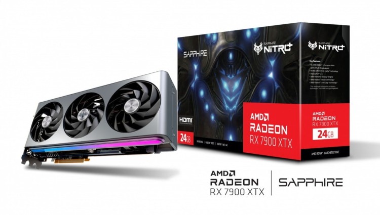 Sapphire Technology Karta graficzna Radeon RX 7900 XTX Nitro+ 24GB GDDR6 384bit 2DP/2HDMI