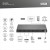 Digitus Przełącznik / Switch HDMI 4x1, 8K/60Hz (4:4:4) z HDR, 48 Gbps, HDCP 2.3, Toslink / Stereo, EDID