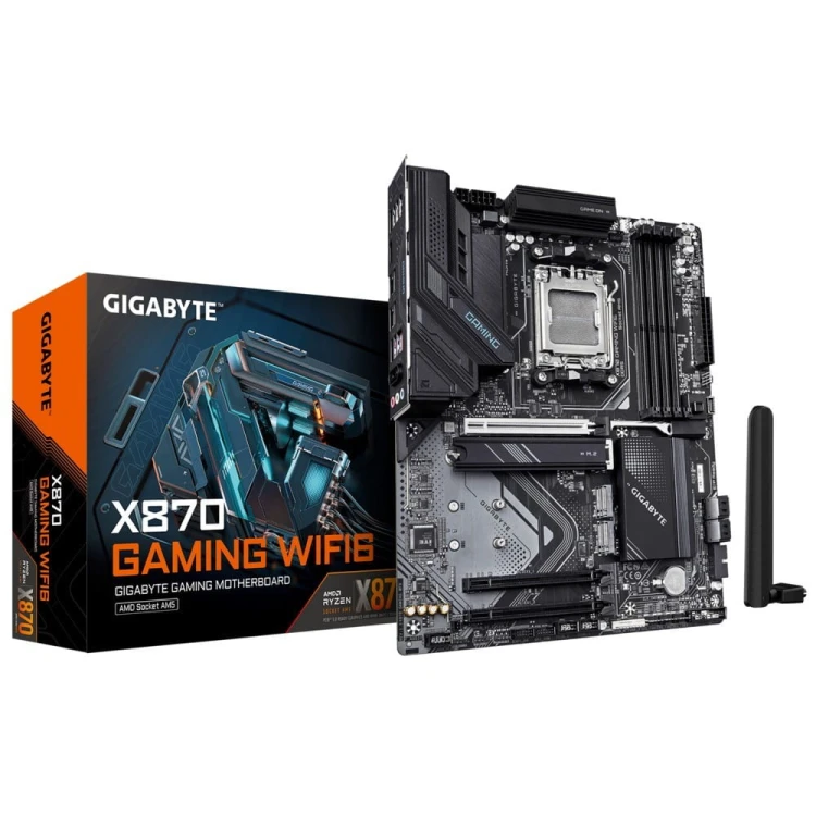 Gigabyte Płyta główna X870 GAMING WIFI6 AM5 4DDR5 HDMI/USB-C ATX