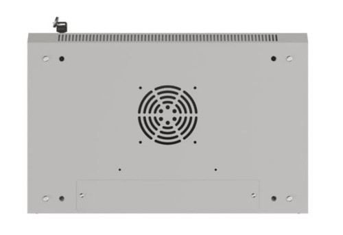 Lanberg Szafa instalacyjna rack wisząca 19" 6U 540x350 szara drzwi przeszklone ( flat pack)