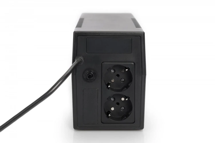 Digitus UPS Line-Ineractive LED BASIC, 600VA/360W, 1x12V/7Ah, AVR, 2x Schuko CEE 7/3