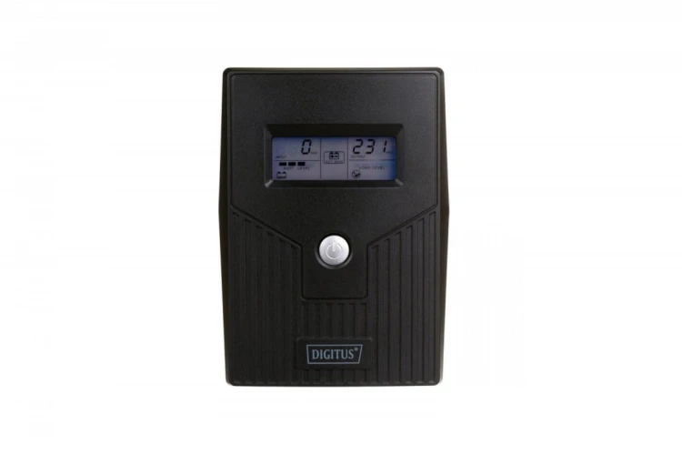 Digitus UPS Line-Ineractive LCD BASIC, 600VA/360W, 1x12V/7Ah, AVR, 2x Schuko CEE 7/3
