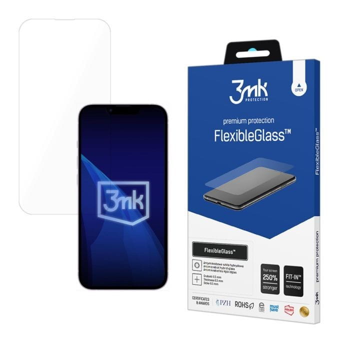 3MK Szkło hybrydowe FlexibleGlass iPhone 16E