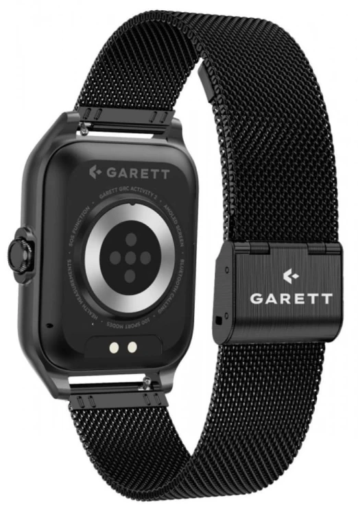 Garett Electronics Smartwatch GRC ACTIVITY 2 Czarny matowy