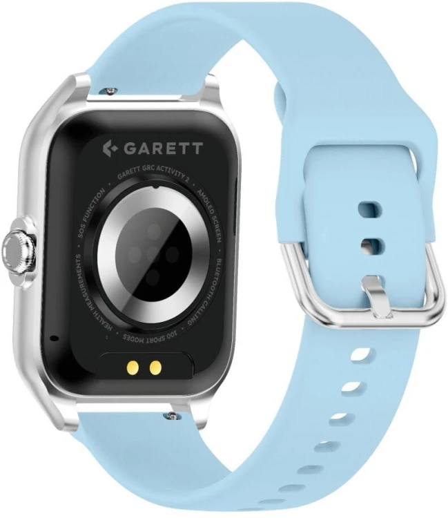 Garett Electronics Smartwatch GRC ACTIVITY 2 Srebrny matowy