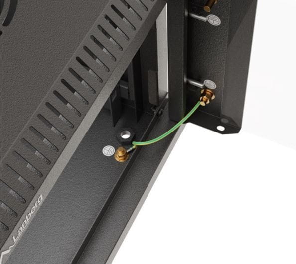 Lanberg Szafa instalacyjna rack wisząca 10 cali 9U 300x300 czarna