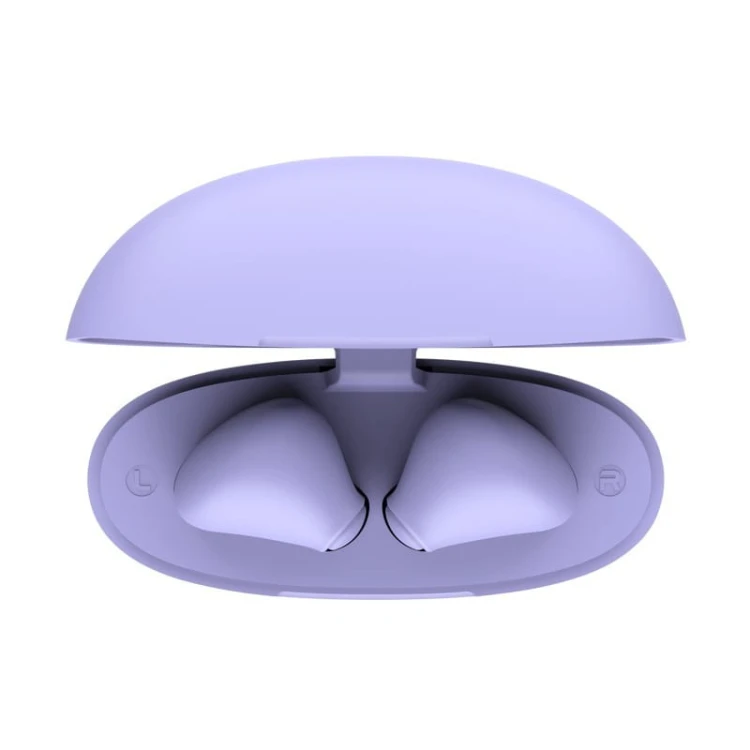 Trust Słuchawki earbuds Yavi Bluetooth ENC fioletowe