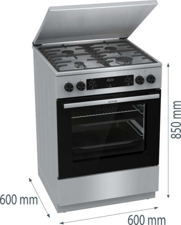 Gorenje Kuchnia gazowo-elektryczna GKS6C71XF