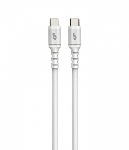 TB Kabel USB-C - USB-C 2m silikonowy biały