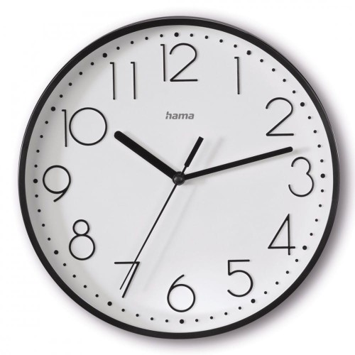 Hama Zegar ścienny 22cm salina, Czarny