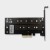 AXAGON PCEM2-D Adapter wewnętrzny PCIe x4, 1x M.2 NVMe M-key + 1x SATA B-key slot, SP &amp; LP