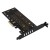 AXAGON PCEM2-DC Adapter wewnętrzny PCIe x4, 1x M.2 NVMe M-key + 1x SATA B-key slot, chłodnica, SP &amp; LP + radiator
