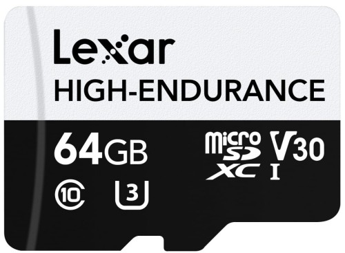 Lexar Karta microSD High Endurance 64GB C10 A1 U1 V30 100/35MB/s