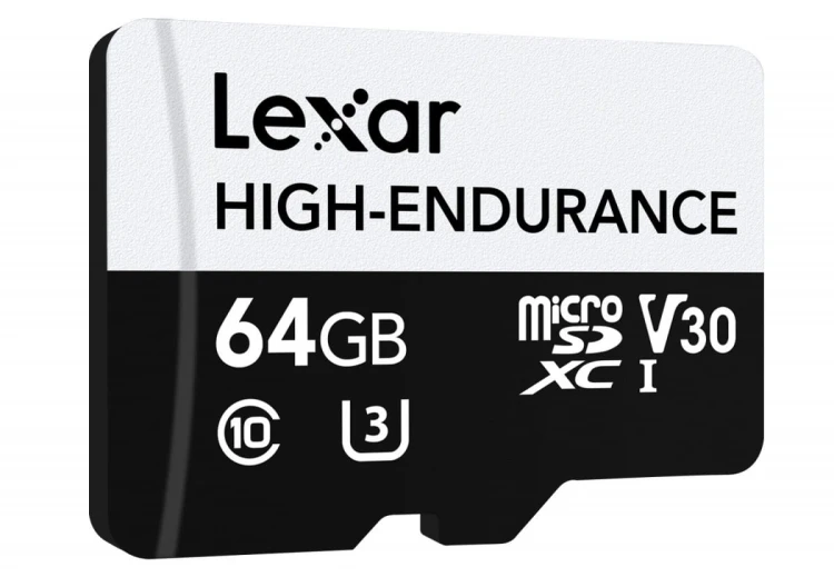 Lexar Karta microSD High Endurance 64GB C10 A1 U1 V30 100/35MB/s