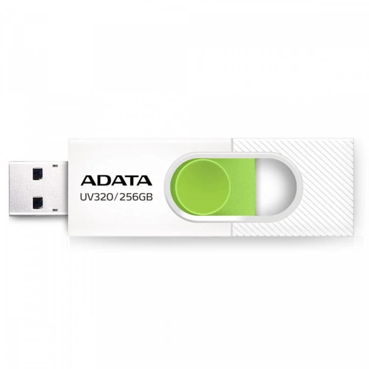 Adata Pendrive UV320 256GB USB3.2 biało-zielony