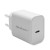Qoltec Ładowarka Super Quick PD | USB-C | 20W | 5-12V | 1.67-3A | Biała
