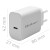 Qoltec Ładowarka Super Quick PD | USB-C | 20W | 5-12V | 1.67-3A | Biała