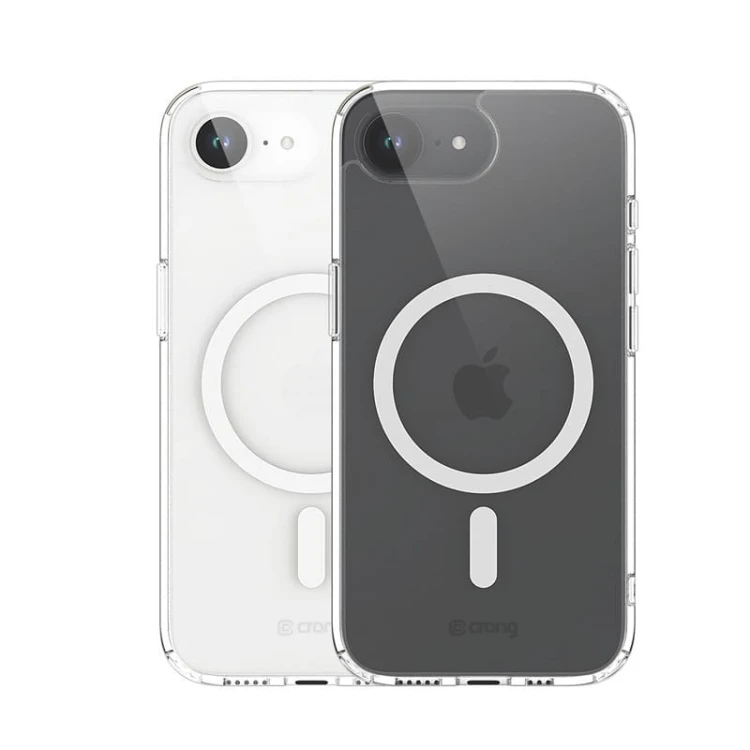 CRONG Clear MAG Cover - Etui iPhone 16e MagSafe Przezroczystye