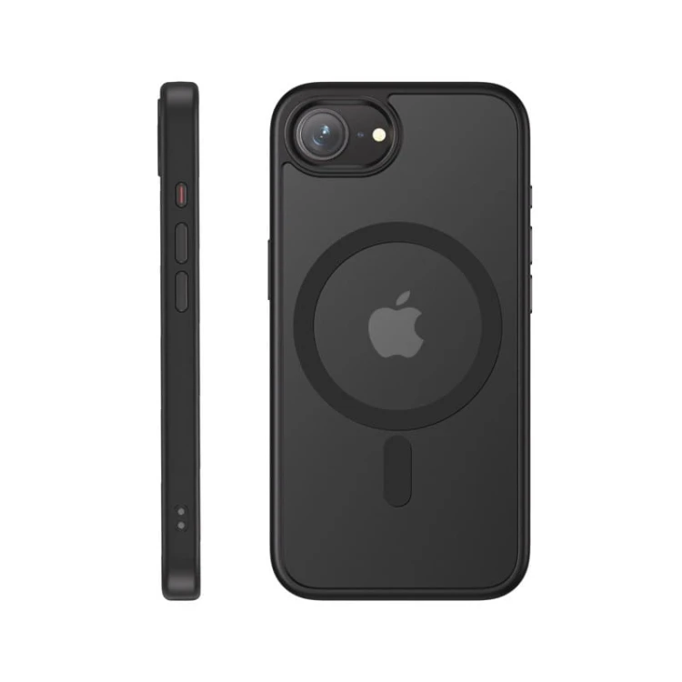 CRONG Hybrid Frost MAG Cover - Etui iPhone 16e MagSafe Czarne