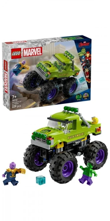 LEGO Klocki Super Heroes 76312 Monster truck Hulka kontra Thanos