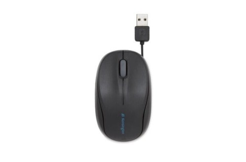 Kensington Mysz mobilna ze zwijanym przewodem Pro Fit