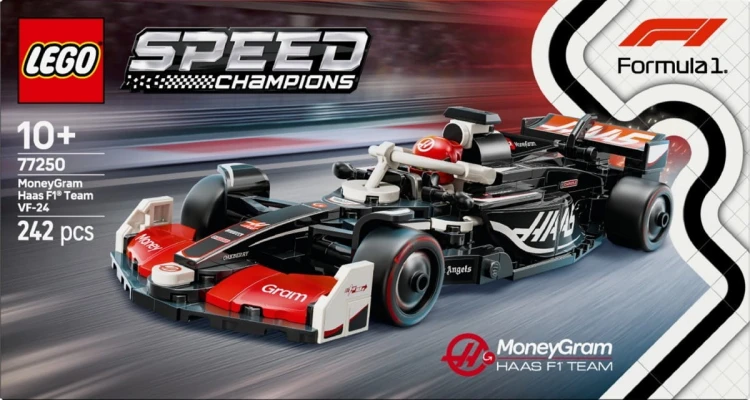 LEGO Klocki Speed Champions 77250 Bolid F1 MoneyGram Haas Team VF-24
