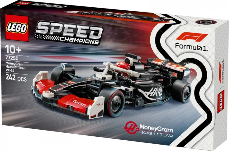 LEGO Klocki Speed Champions 77250 Bolid F1 MoneyGram Haas Team VF-24