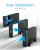 IcyBox Obudowa IB-382H-C31 2,5/3,5 HDD z wbudowanym HUB 1xUSB-C, 2xUSB -A,  12V2A