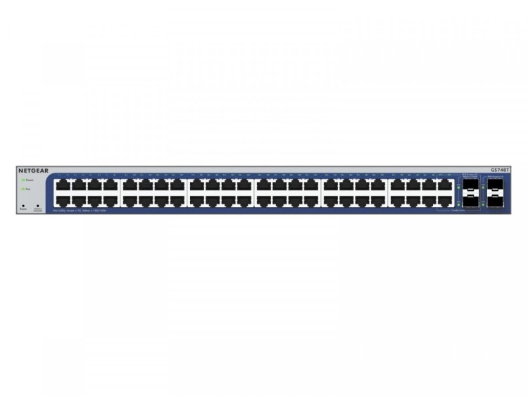Netgear Przełącznik GS748T SMART Switch 48xGE 4xSFP(shared)