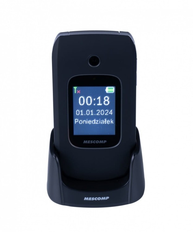 Mesmed Telefon komórkowy z klapką dla seniorów MT-184 BRUNO 4G