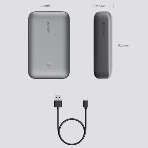 AUKEY PB-Y57 Mini Power Bank | 20000mAh | 22.5W | 2xUSB | PD 3.0 QC 3.0 LED
