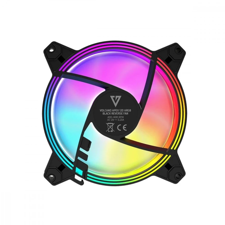 MODECOM Wentylator ARGB Reverse 120x120x25 czarny