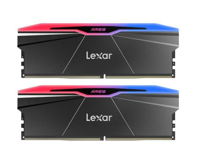 Lexar Pamięć DDR5 ARES RGB Black  32GB(2*16GB)/6000 CL28