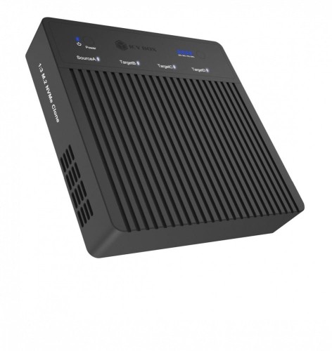 IcyBox Duplicator (klonowanie 1:3) dla NVMe M.2 SSD IB-4013MCL-C4 4-Bay USB4