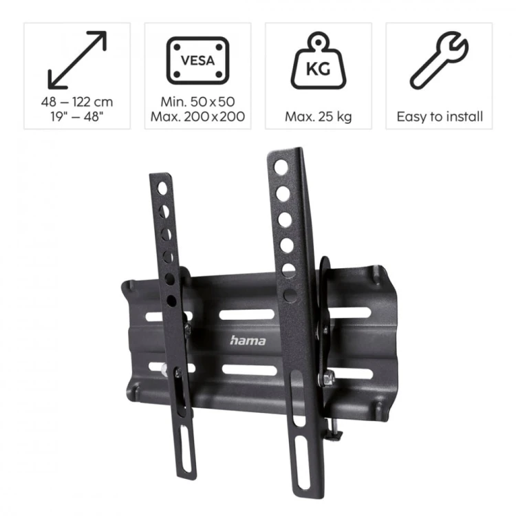 Hama Uchwyt LCD/LED 200x200 motion 48 cali
