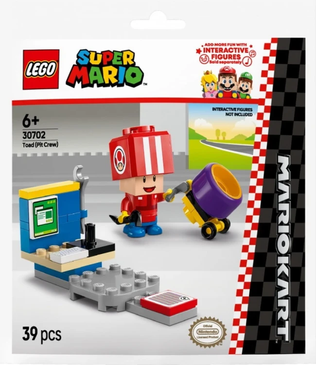 LEGO Klocki Super Mario 30702 Mario Kart - Toad